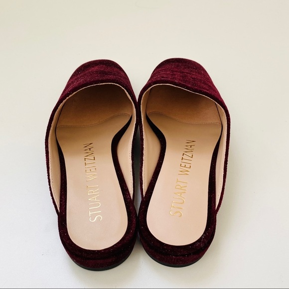 Stuart Weitzman velour mules NEW - Picture 3 of 7